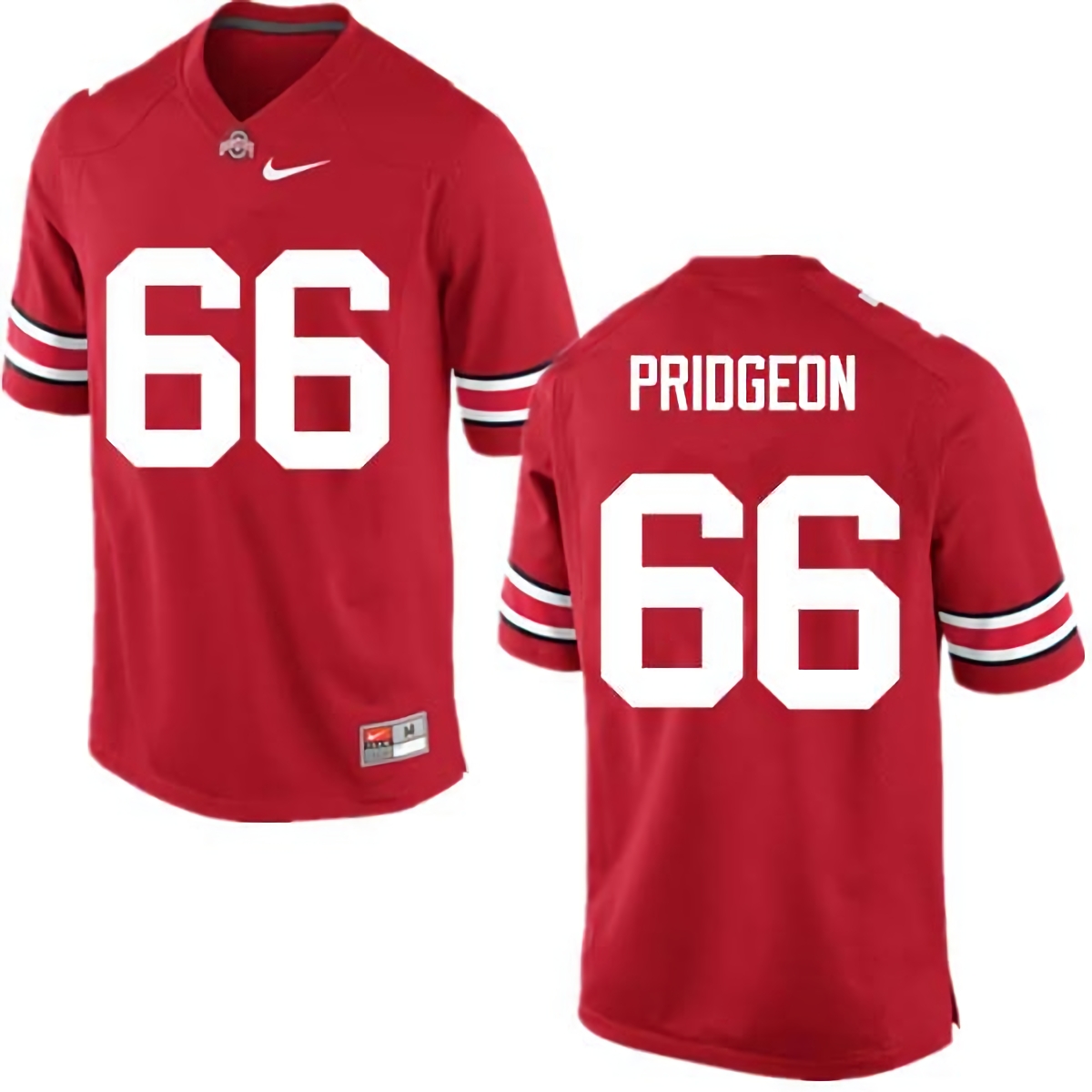 Malcolm Pridgeon Ohio State Buckeyes Men's NCAA #66 Nike Red College Stitched Football Jersey QWV5656MQ